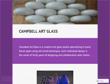 Tablet Screenshot of campbellartglass.com